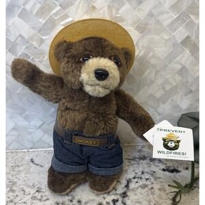 Authentic Smokey The Bear Stuffed‎ Plush Prevent Wildfires